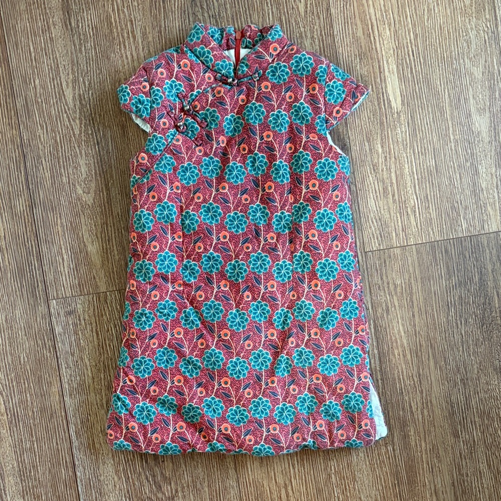 Vintage kids Puffy Cheongsam